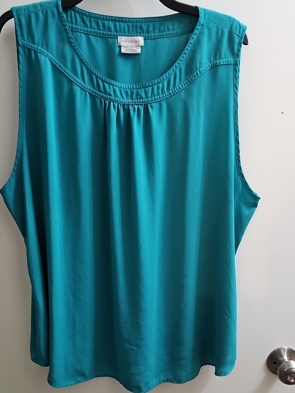 Van Heusen Teal Sleeveless Scoop Neck Camisole